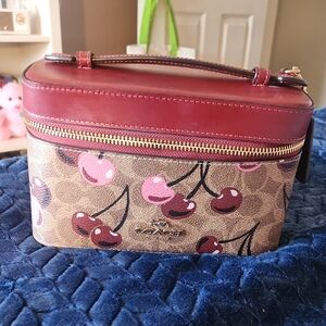 Coach Cherry Train Case